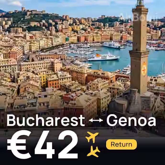 Bucharest → Genoa for €42