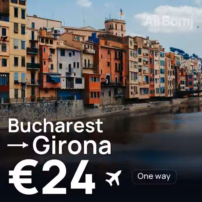 Bucharest → Girona for €24