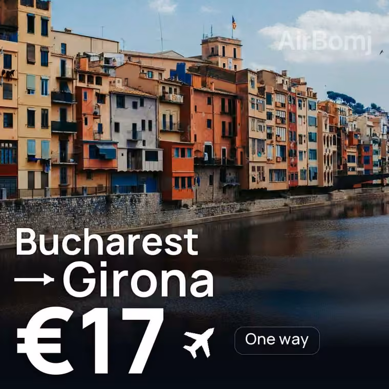 Bucharest → Girona for €17