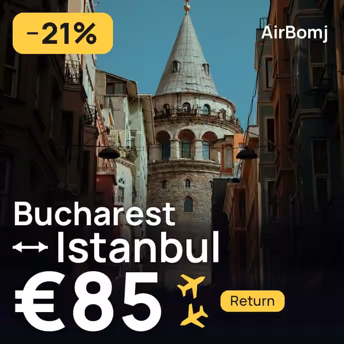 Bucharest → Istanbul for €85