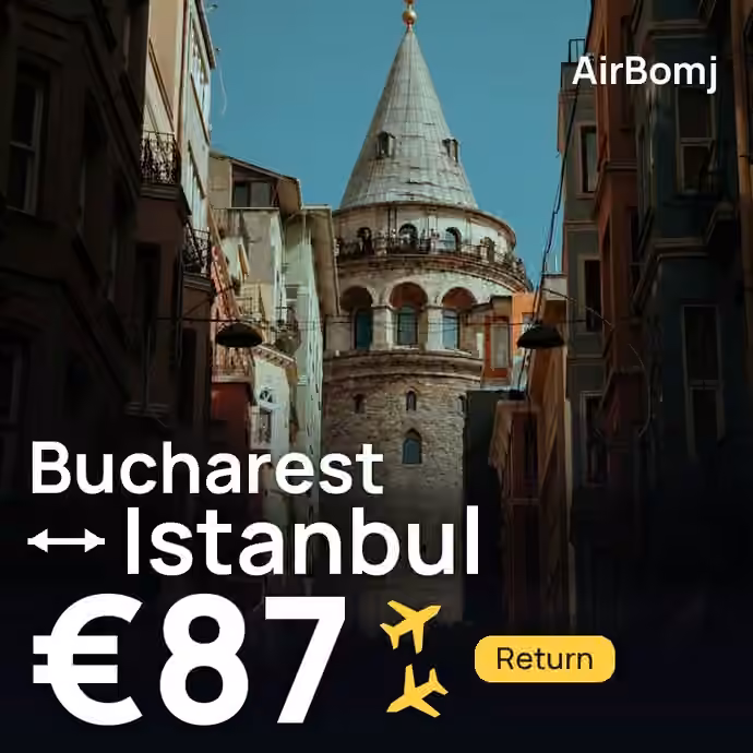 Bucharest → Istanbul for €87