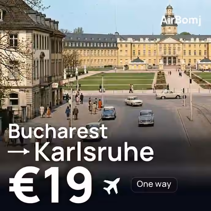 Bucharest → Karlsruhe for €19