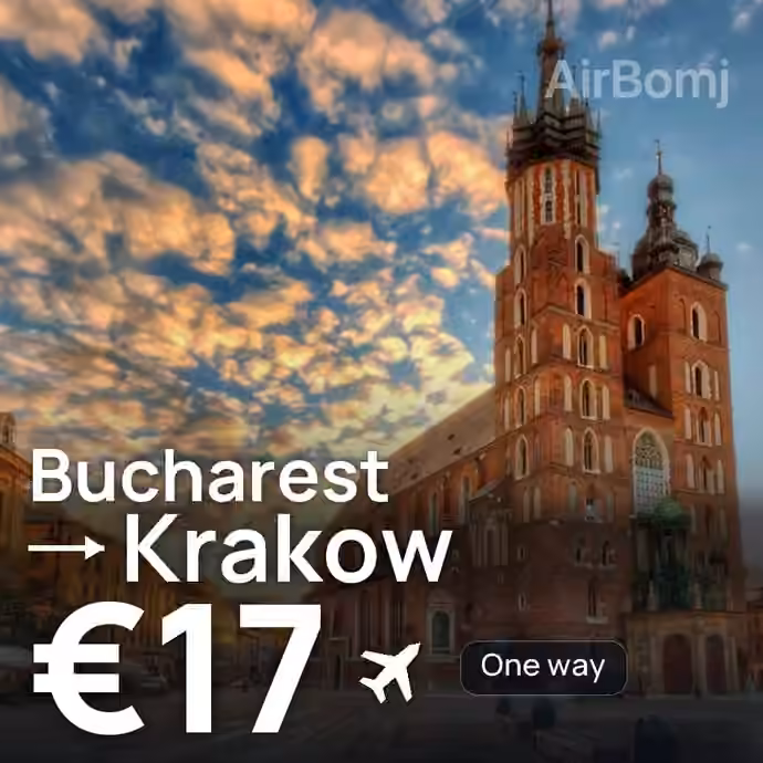 Bucharest → Krakow for €17