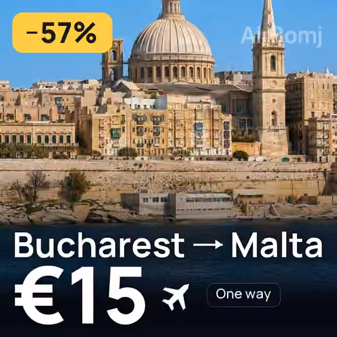 Bucharest → Malta for €15