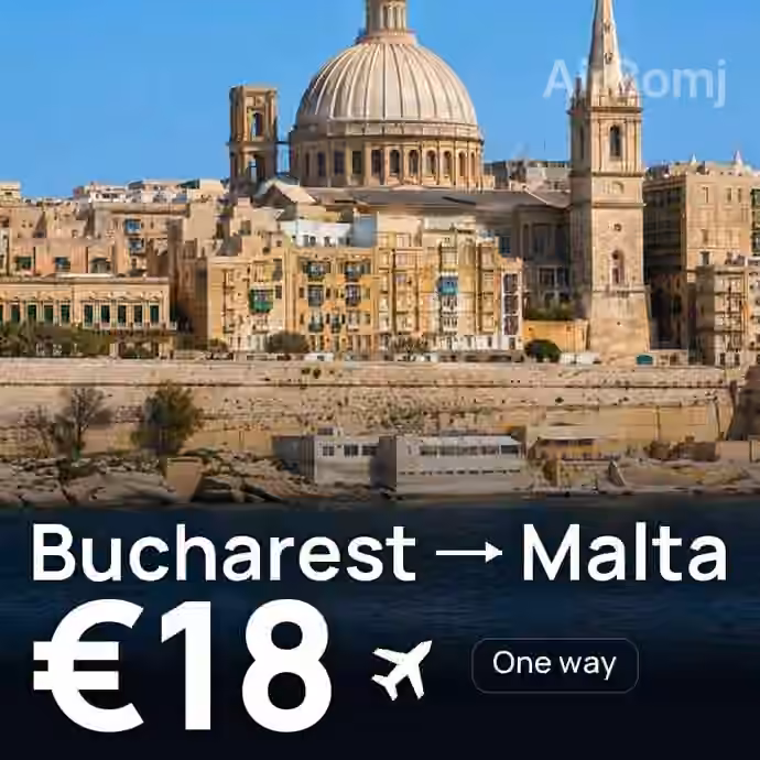 Bucharest → Malta for €18