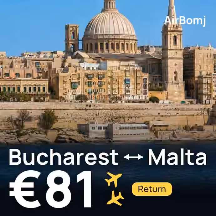 Bucharest → Malta for €81