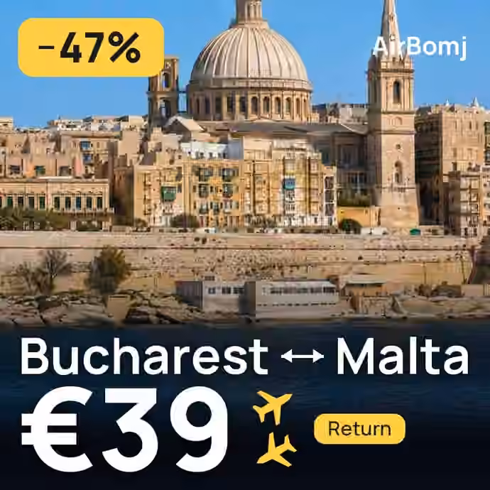Bucharest → Malta for €39