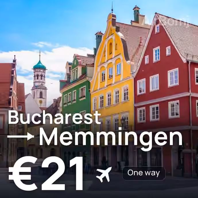 Bucharest → Memmingen for €21