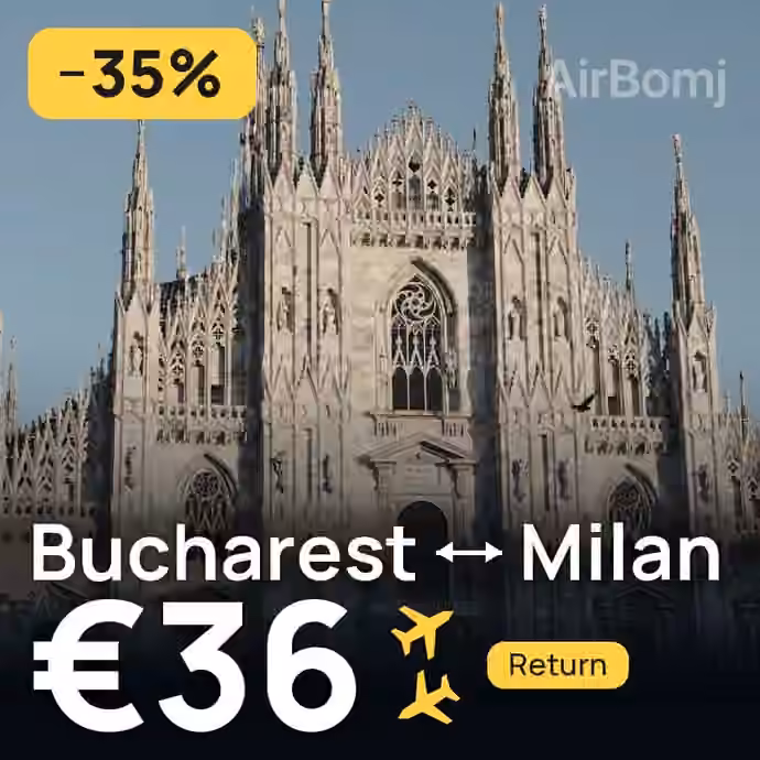Bucharest → Milan for €36