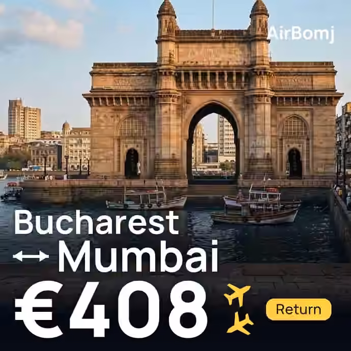 Bucharest → Mumbai for €408
