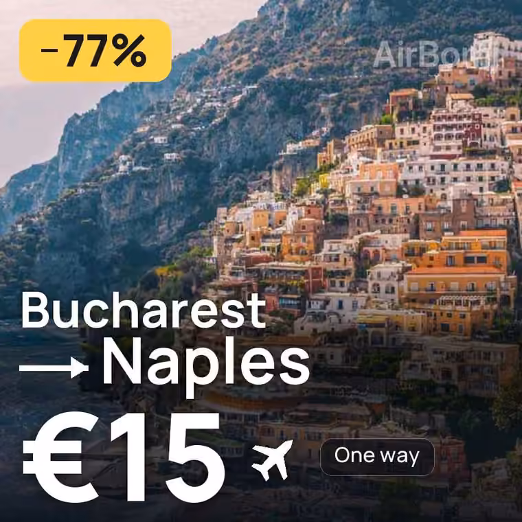 Bucharest → Naples for €15