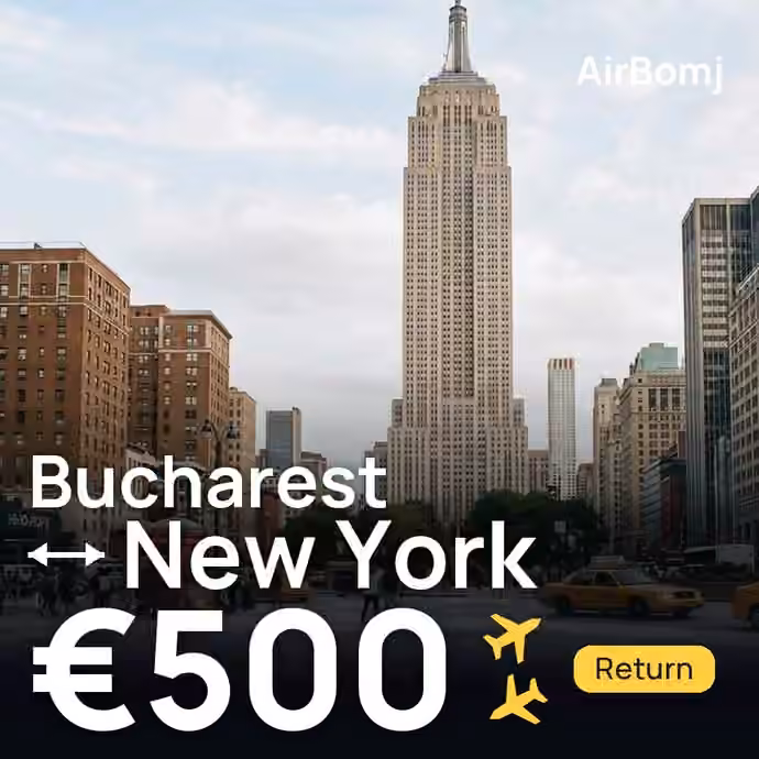 Bucharest → New York for €500