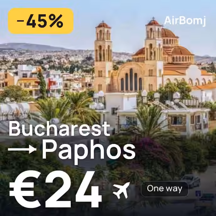 Bucharest → Paphos for €24