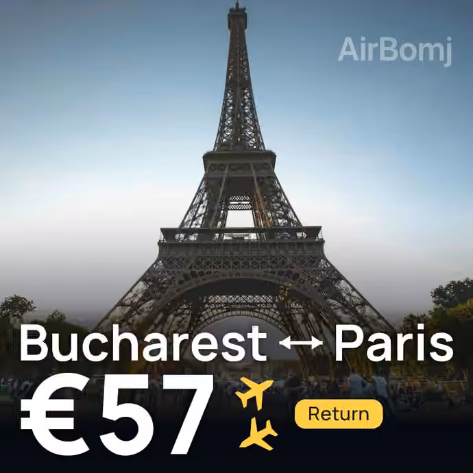 Bucharest → Paris for €57