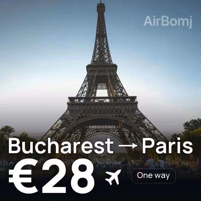 Bucharest → Paris for €28