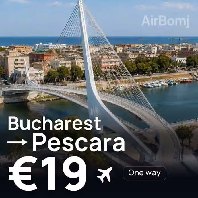 Bucharest → Pescara for €19