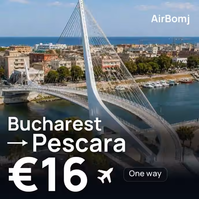Bucharest → Pescara for €16