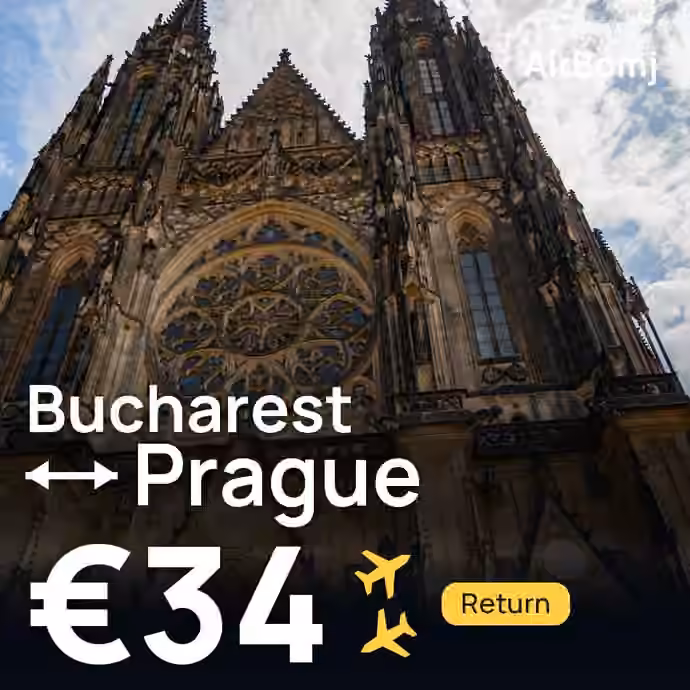 Bucharest → Prague for €34