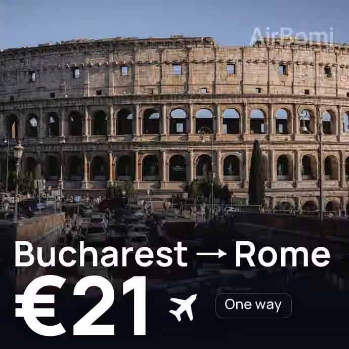 Bucharest → Rome for €21