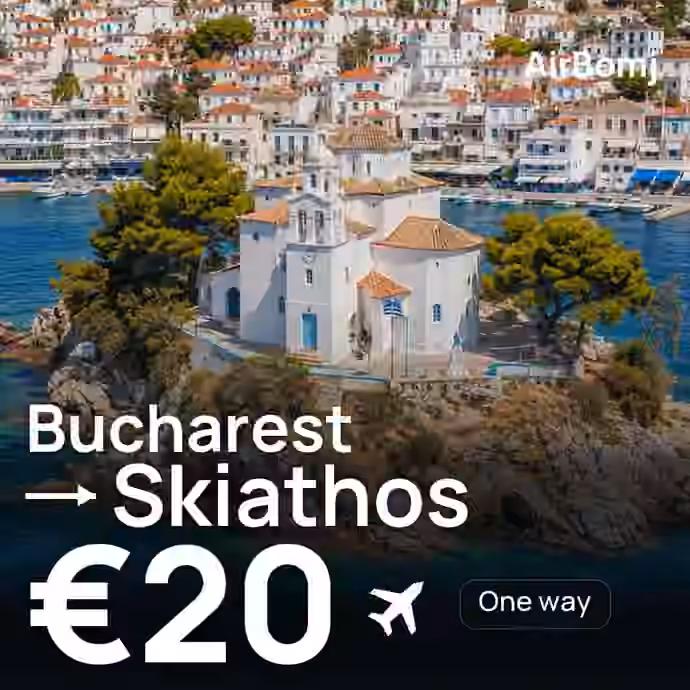 Bucharest → Skiathos for €20
