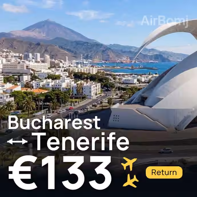 Bucharest → Tenerife for €133