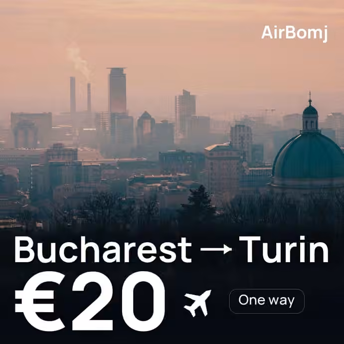 Bucharest → Turin for €20