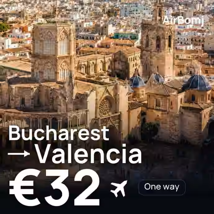 Bucharest → Valencia for €32