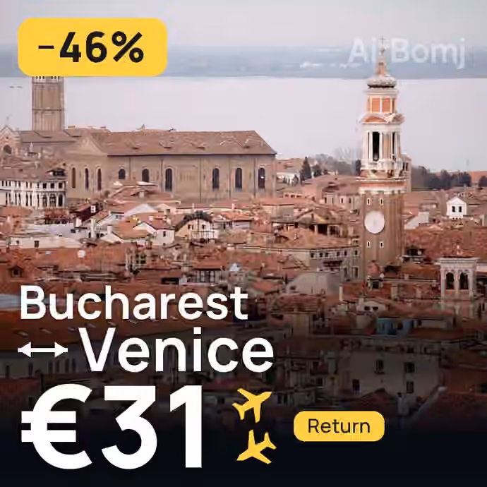 Bucharest → Venice for €31