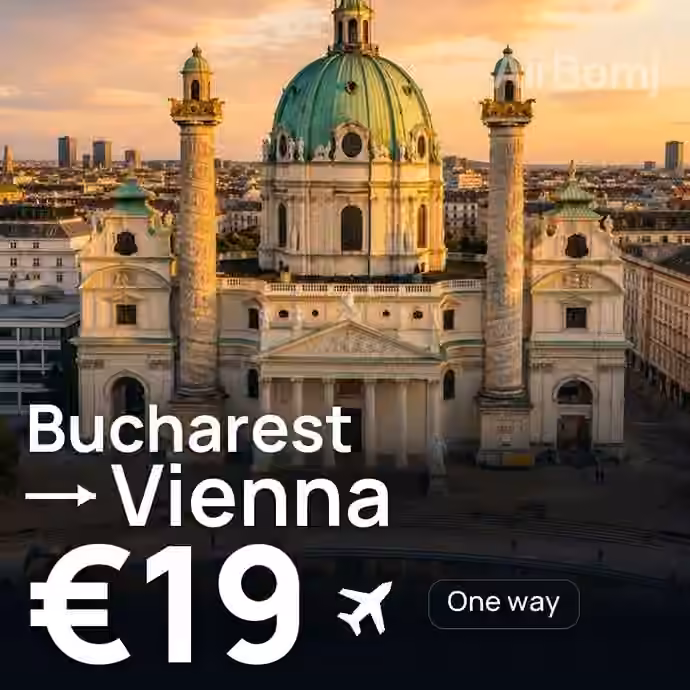 Bucharest → Vienna for €19