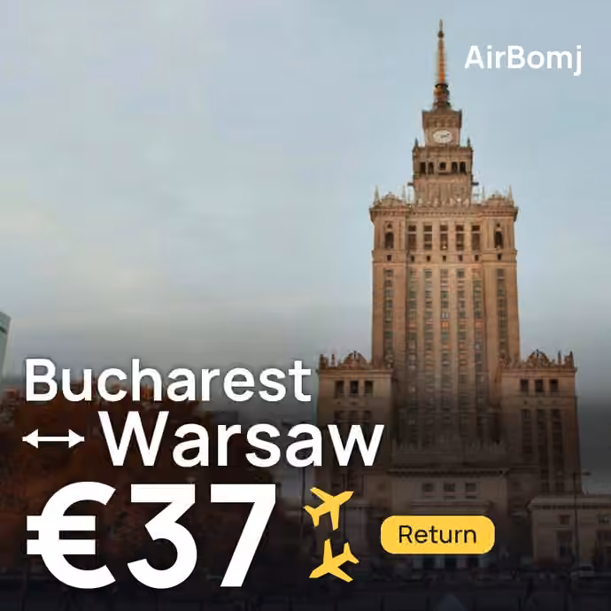 Bucharest → Warsaw for €37
