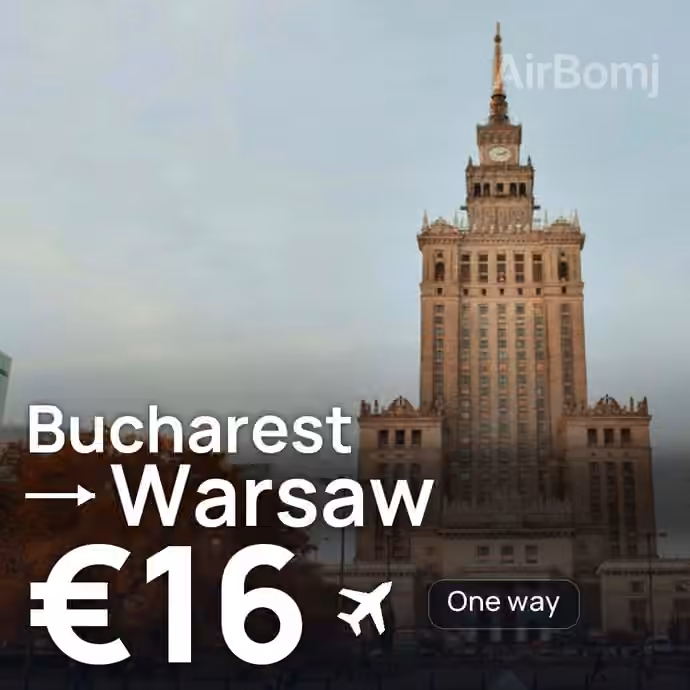 Bucharest → Warsaw for €16
