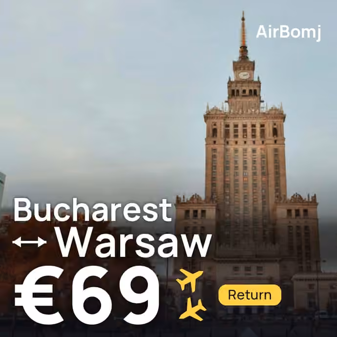 Bucharest → Warsaw for €69