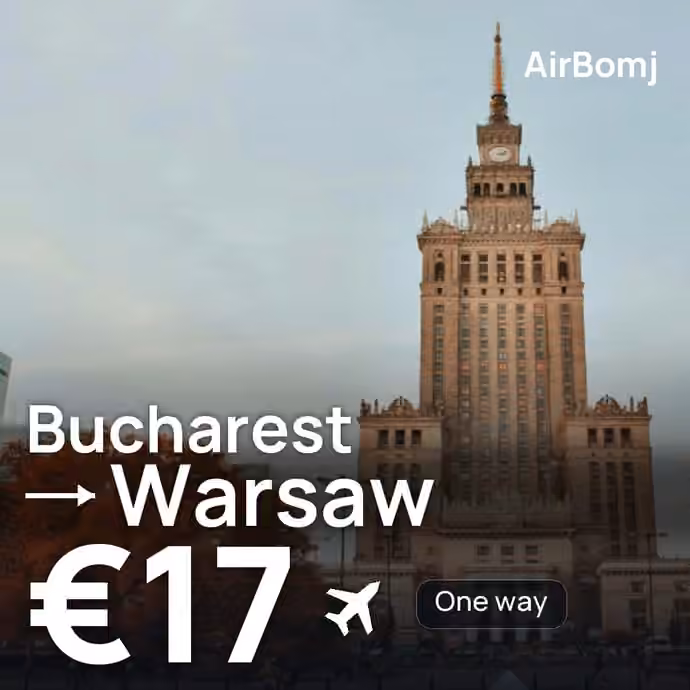 Bucharest → Warsaw for €17