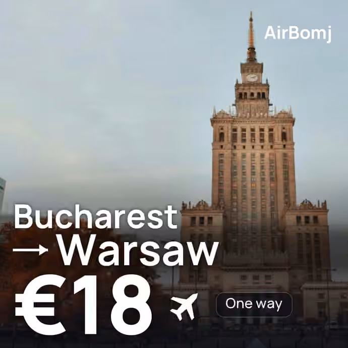 Bucharest → Warsaw for €18