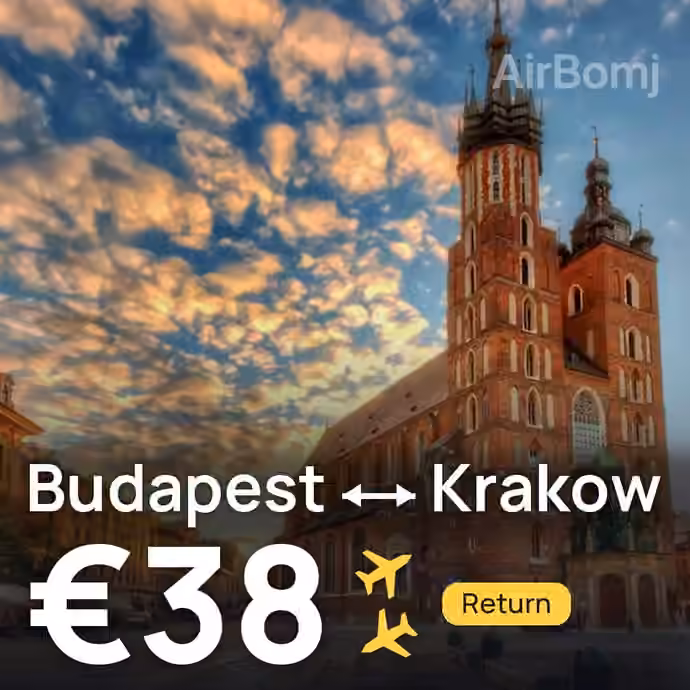 Budapest → Krakow for €38