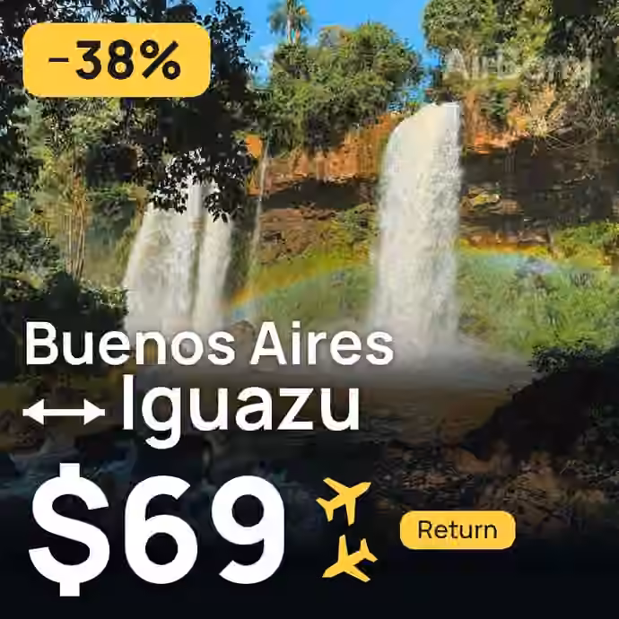Buenos Aires → Iguazu for $69