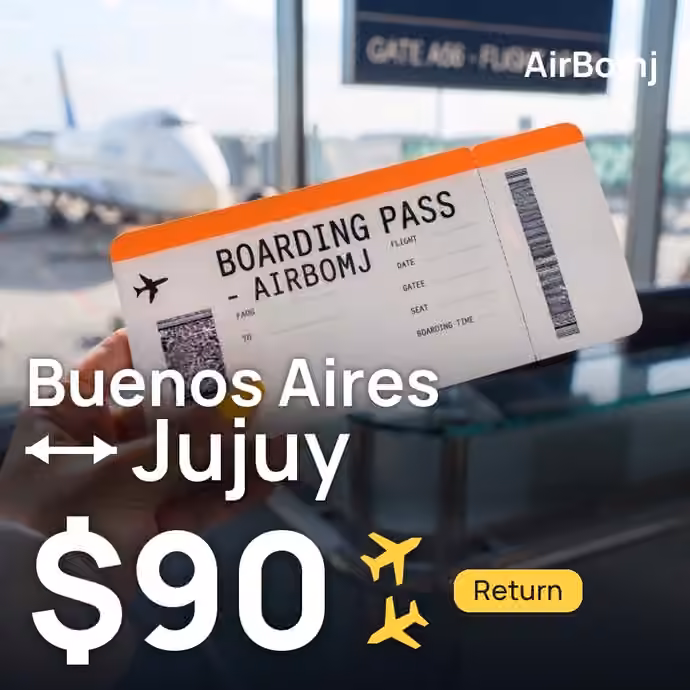 Buenos Aires → Jujuy for $90