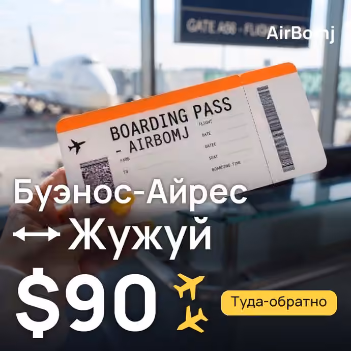 Буэнос-Айрес → Жужуй — лучшая цена $90