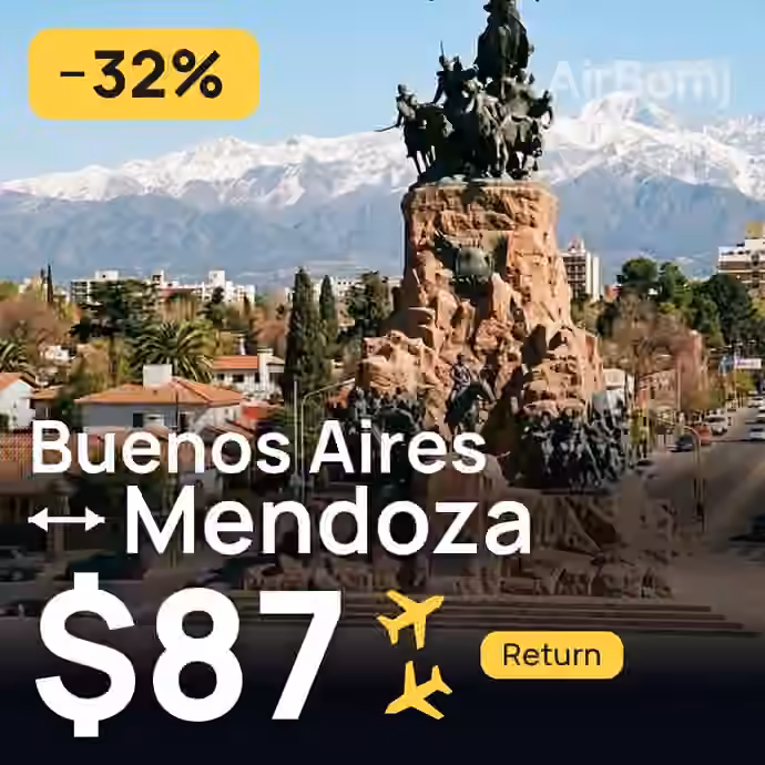 Buenos Aires → Mendoza for $87