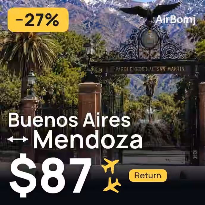 Buenos Aires → Mendoza for $87