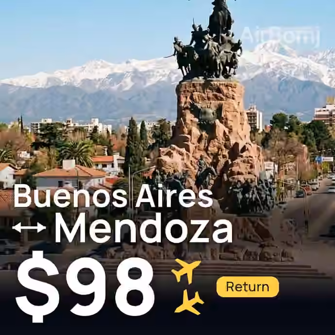 Buenos Aires → Mendoza for $98