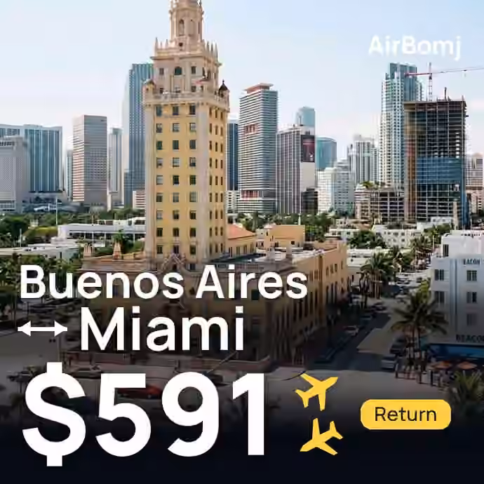 Buenos Aires → Miami for $591