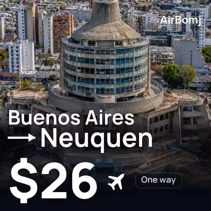 Buenos Aires → Neuquen for $26