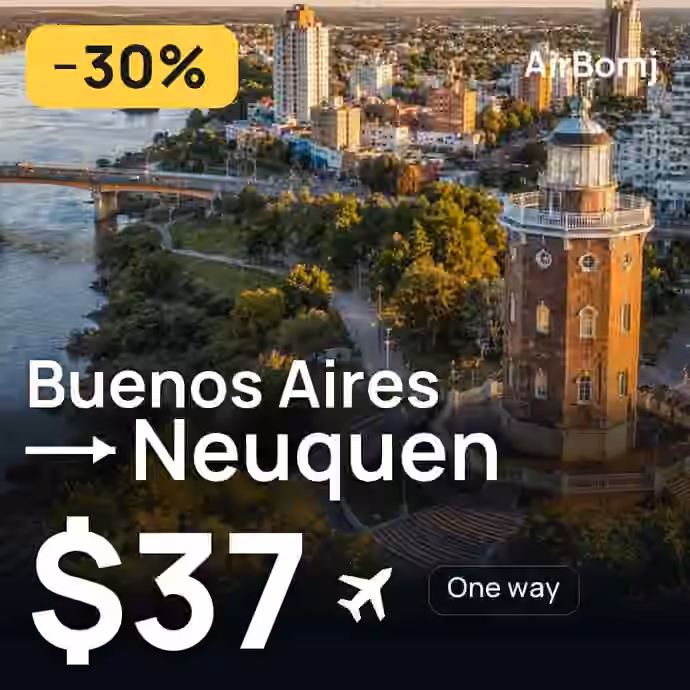 Buenos Aires → Neuquen for $37