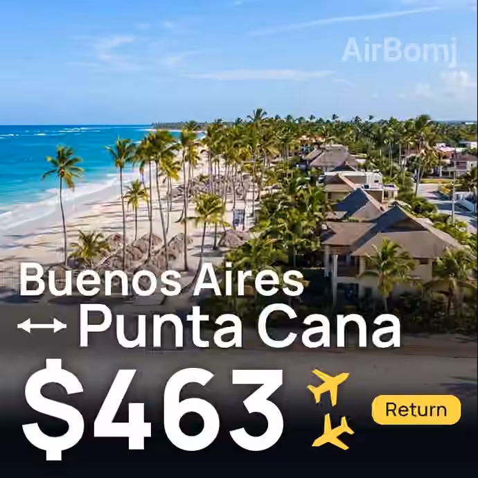 Buenos Aires → Punta Cana for $463