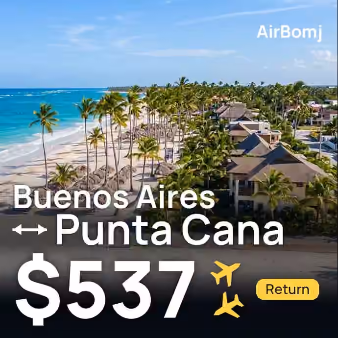 Buenos Aires → Punta Cana for $537
