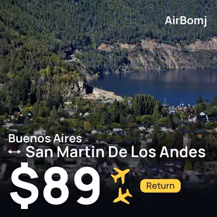 Buenos Aires → San Martin De Los Andes for $89