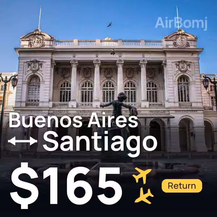 Buenos Aires → Santiago for $165