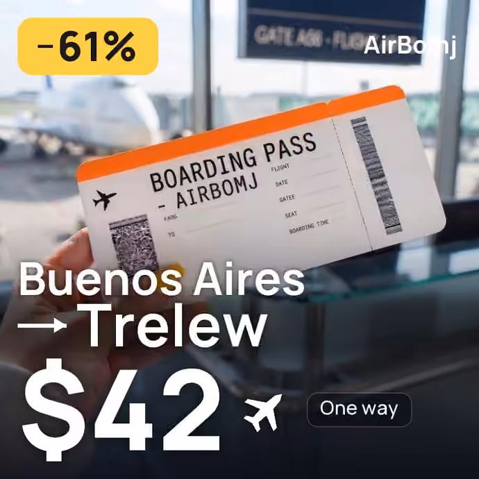 Buenos Aires → Trelew for $42