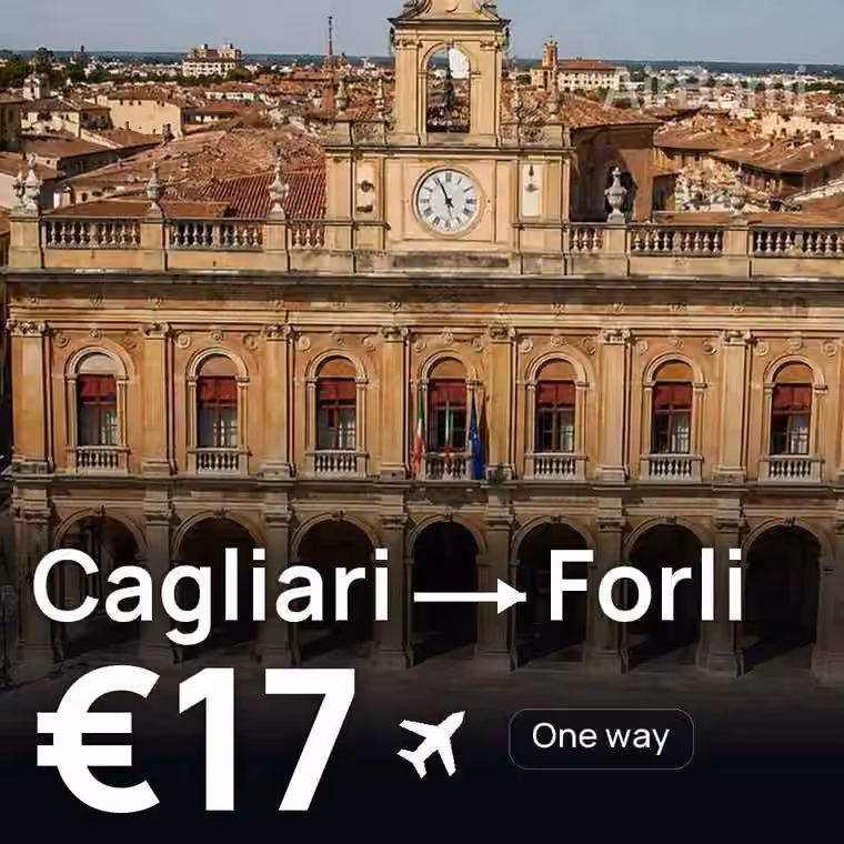 Cagliari → Forli for €17